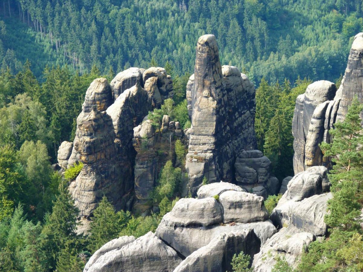 Ein Platz Fuer Ruhe Und Naturgenuss Sebnitz Kültér fotó
